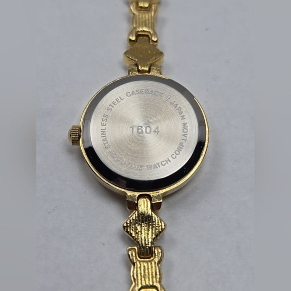 Kim Rogers Ladies Goldtone Multicolor Crystal Bracelet Watch Diamond New Battery - Picture 9 of 9